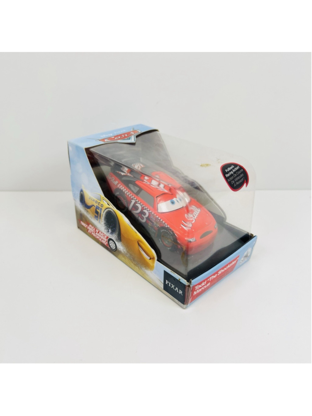 Disney Pixar Cars - TODD MARCUS NO STALL Disney Store - 1:43 Diecast